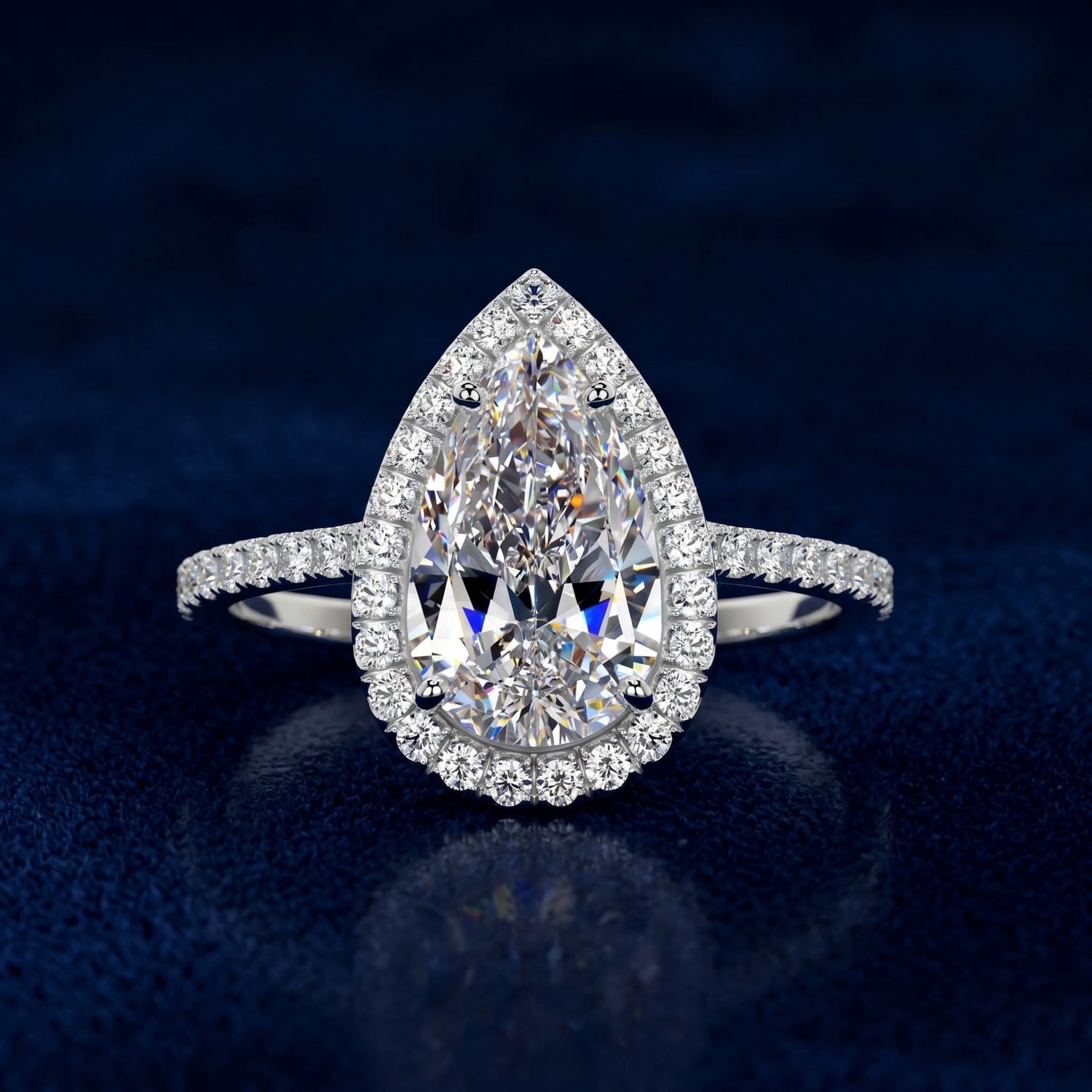 Celestial Dew Solitaire Lab Grown Diamond Ring