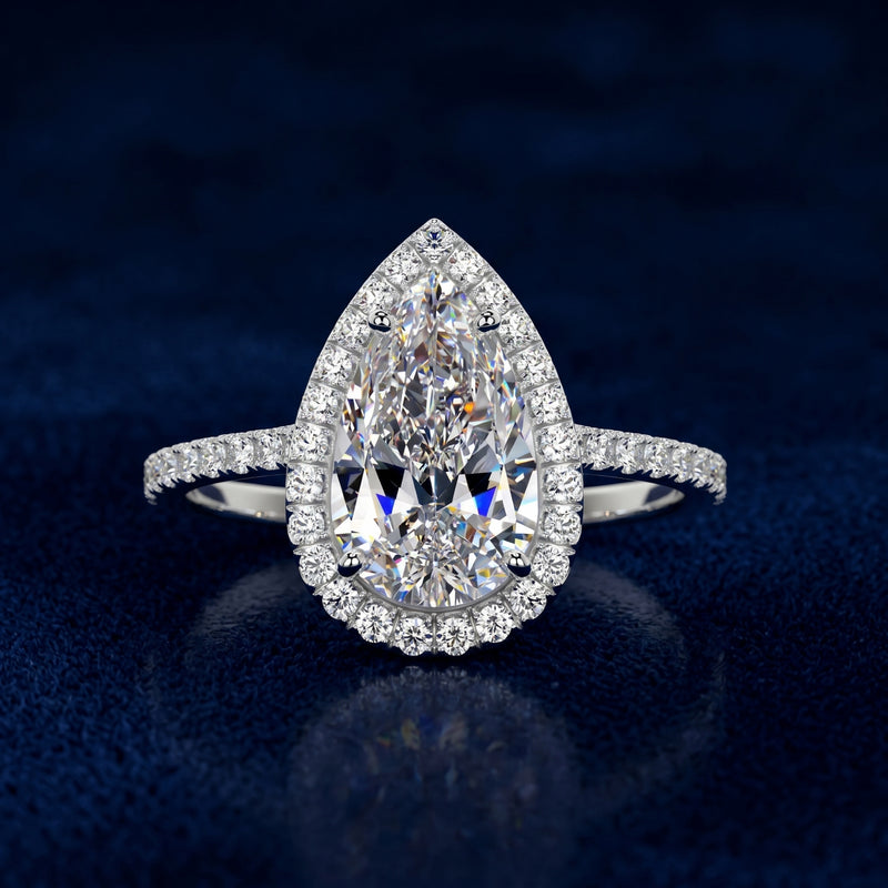 Celestial Dew Solitaire Lab Grown Diamond Ring