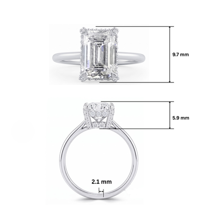 Amelia Solitaire Lab Grown Diamond Ring