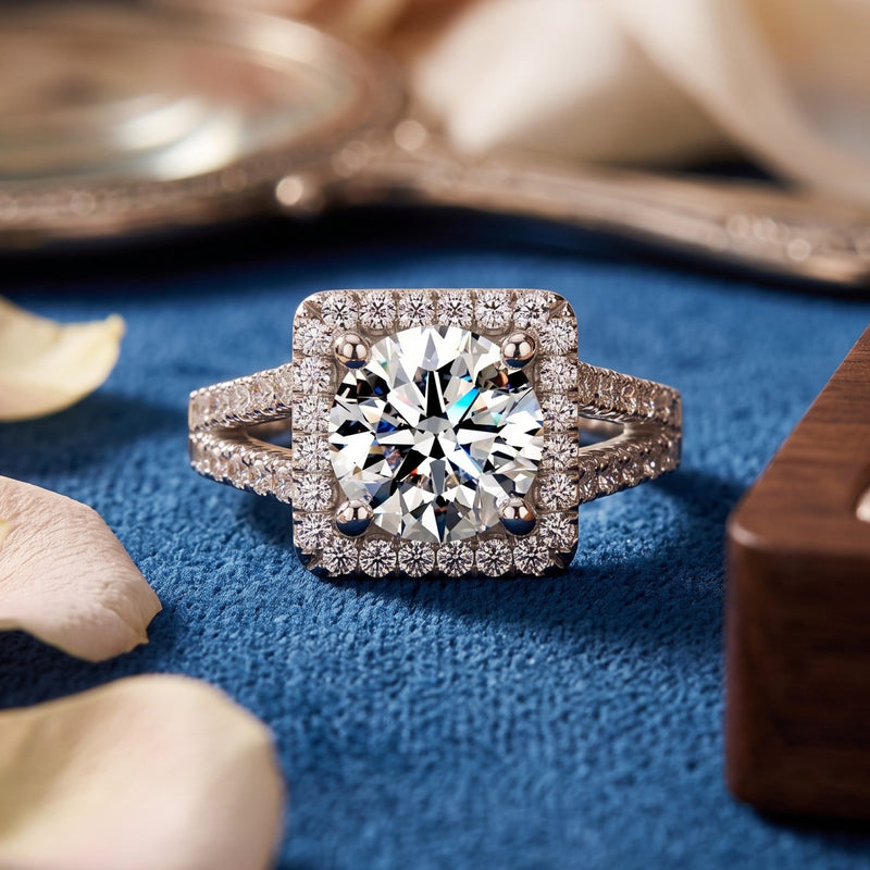 Empire Glow Solitaire Lab Grown Diamond Ring