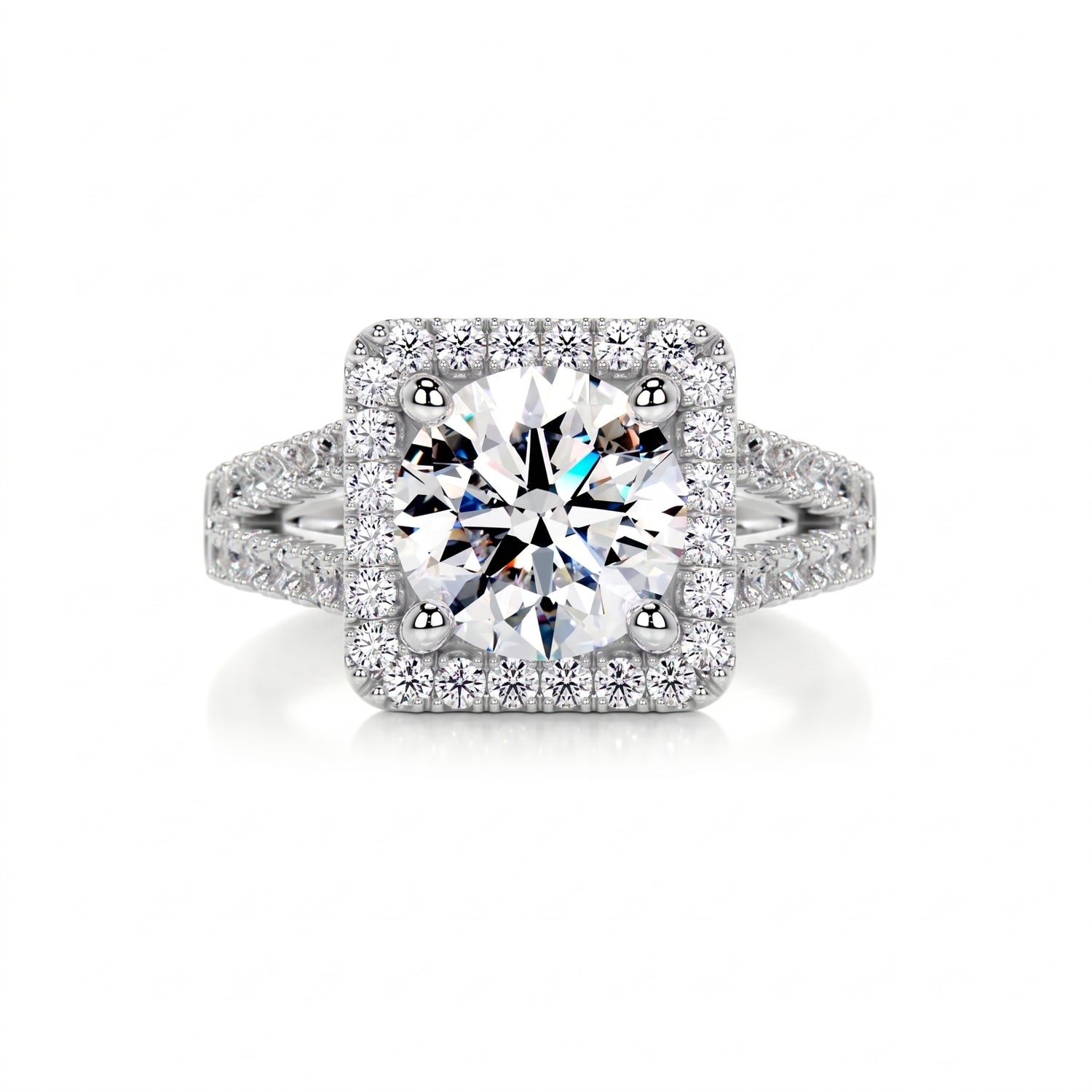 Empire Glow Solitaire Lab Grown Diamond Ring