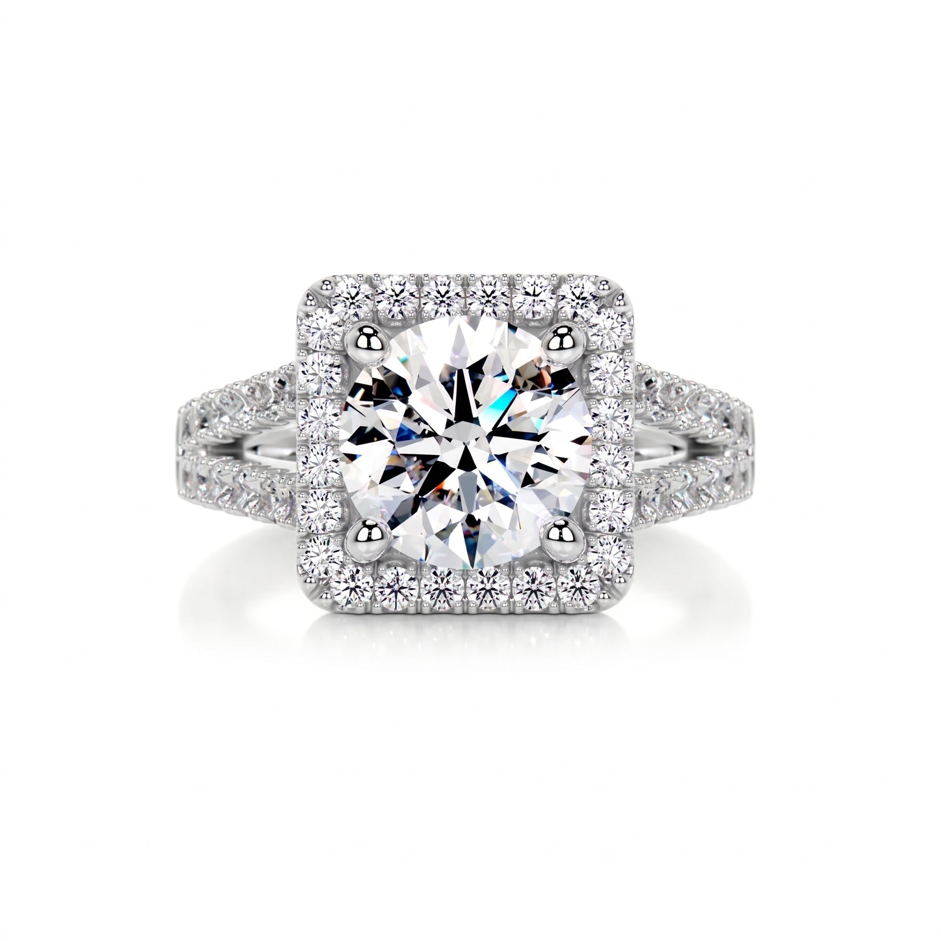 Empire Glow Solitaire Lab Grown Diamond Ring