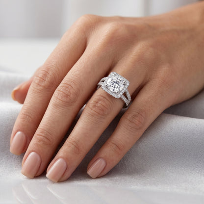 Empire Glow Solitaire Lab Grown Diamond Ring