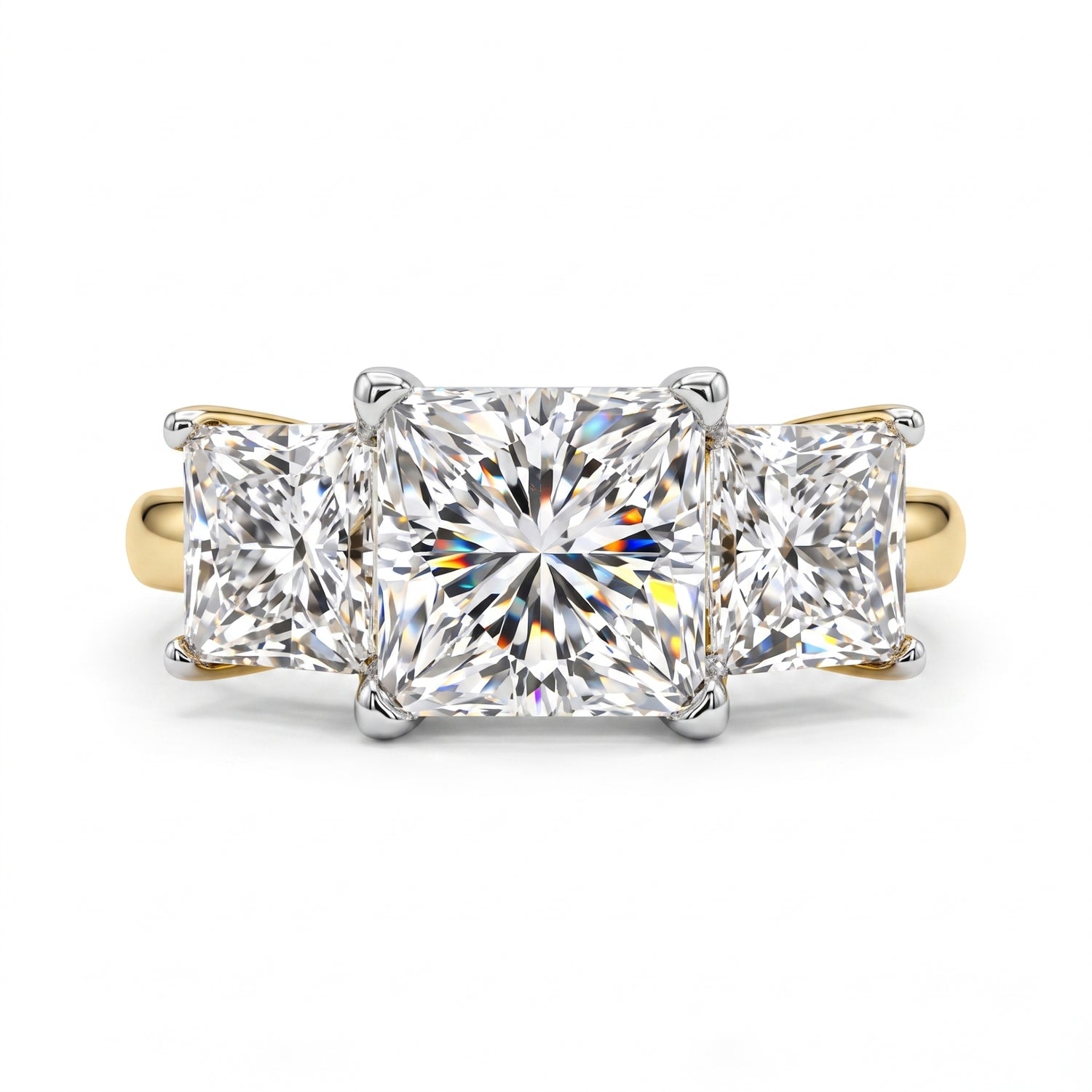 Trinity Solitaire Lab Grown Diamond Ring