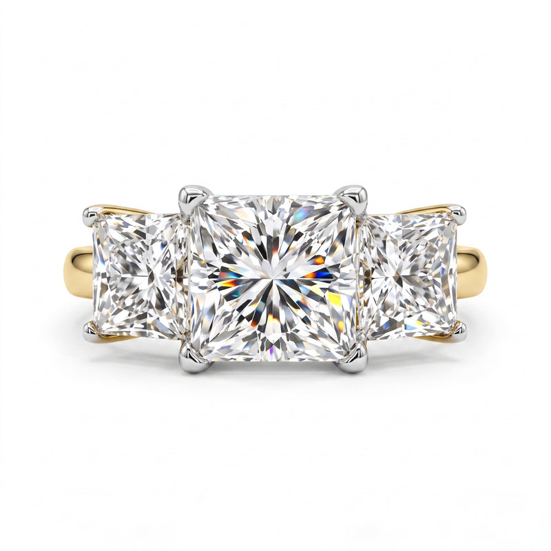 Trinity Solitaire Lab Grown Diamond Ring