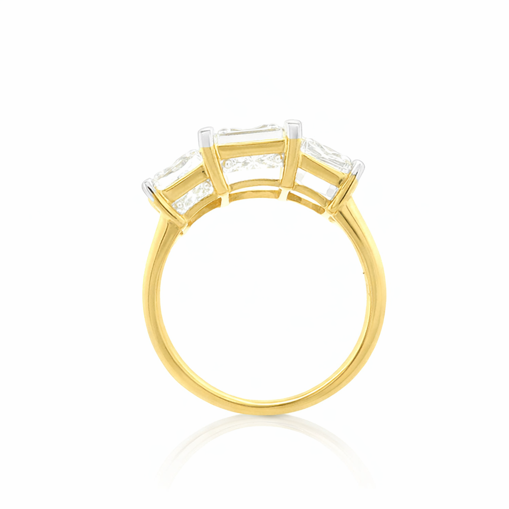 Trinity Solitaire Lab Grown Diamond Ring