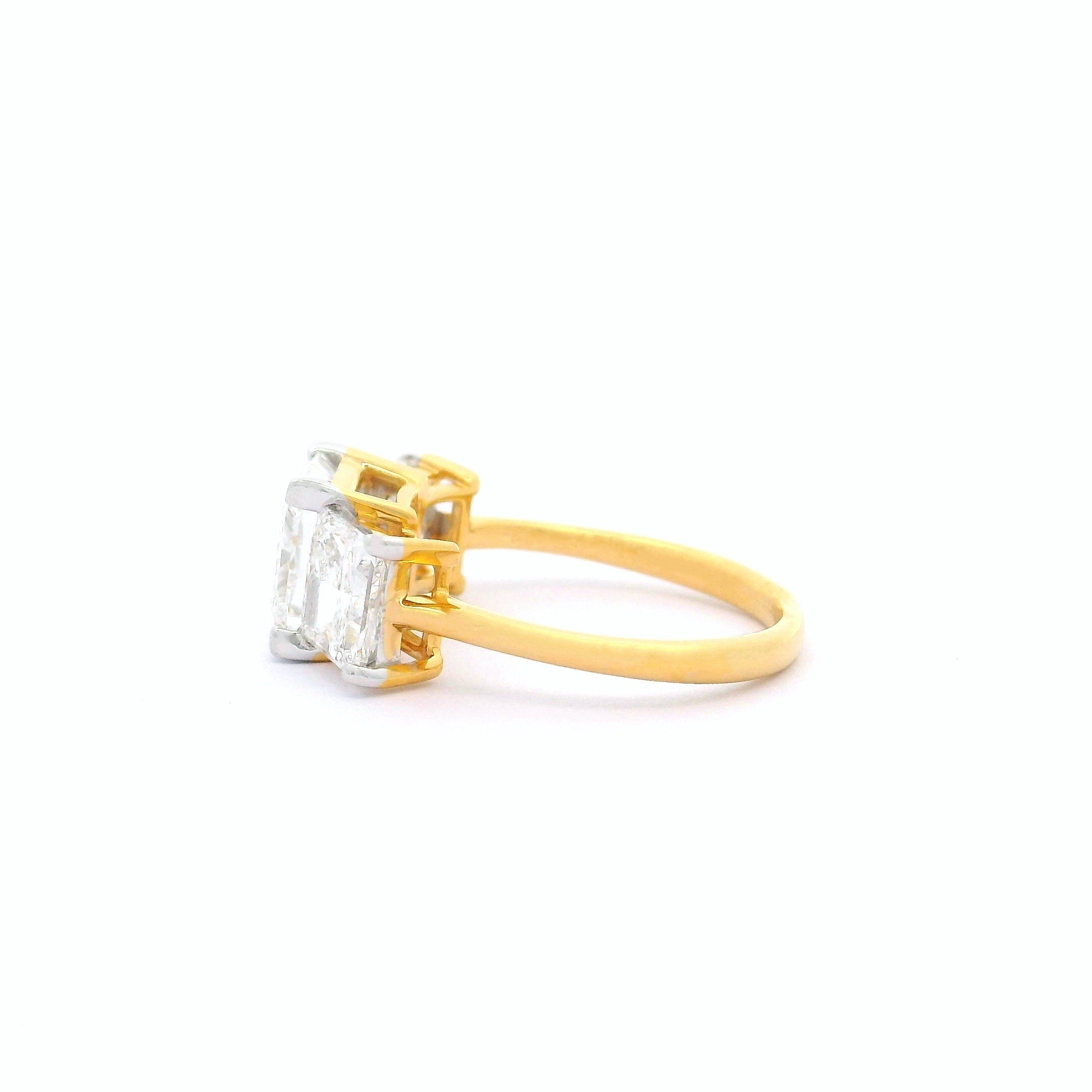 Trinity Solitaire Lab Grown Diamond Ring
