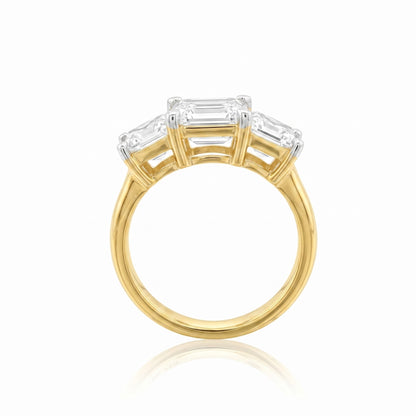 Trinity Solitaire Lab Grown Diamond Ring