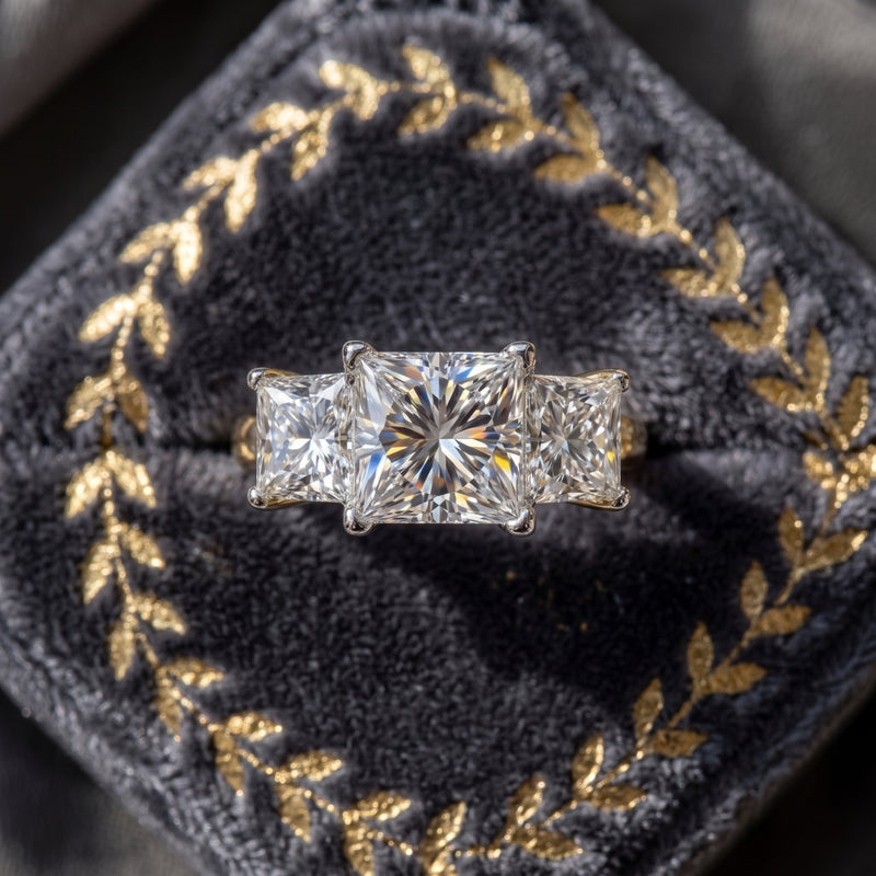 Trinity Solitaire Lab Grown Diamond Ring