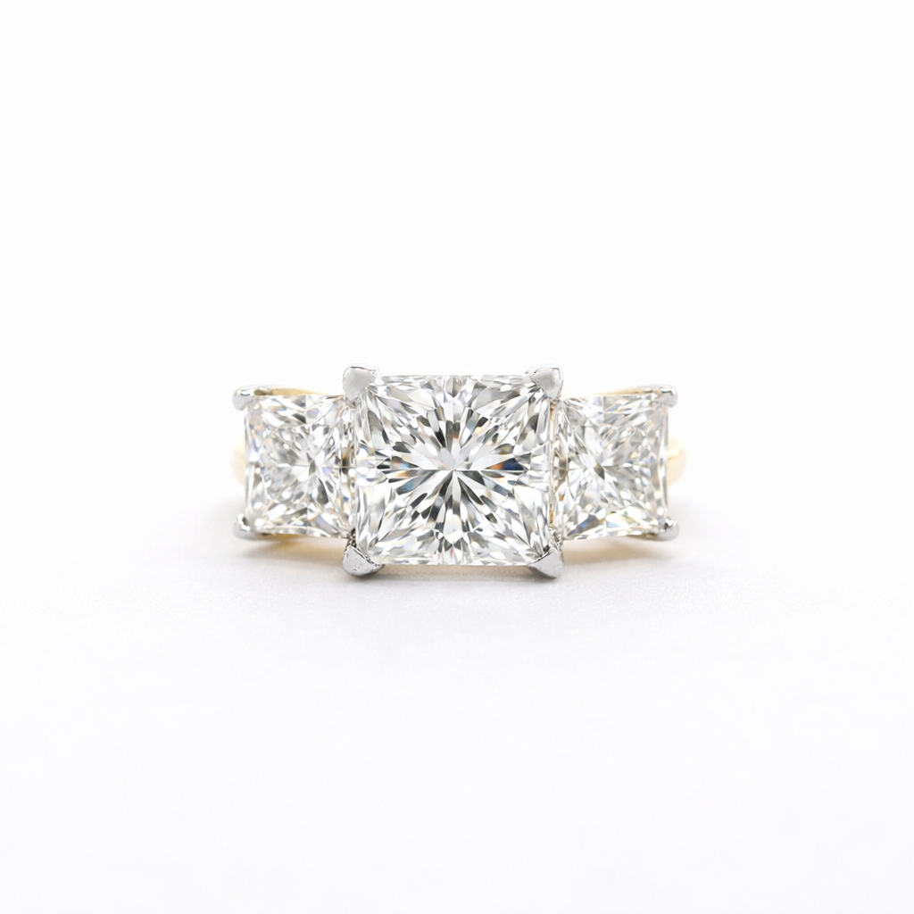Trinity Solitaire Lab Grown Diamond Ring