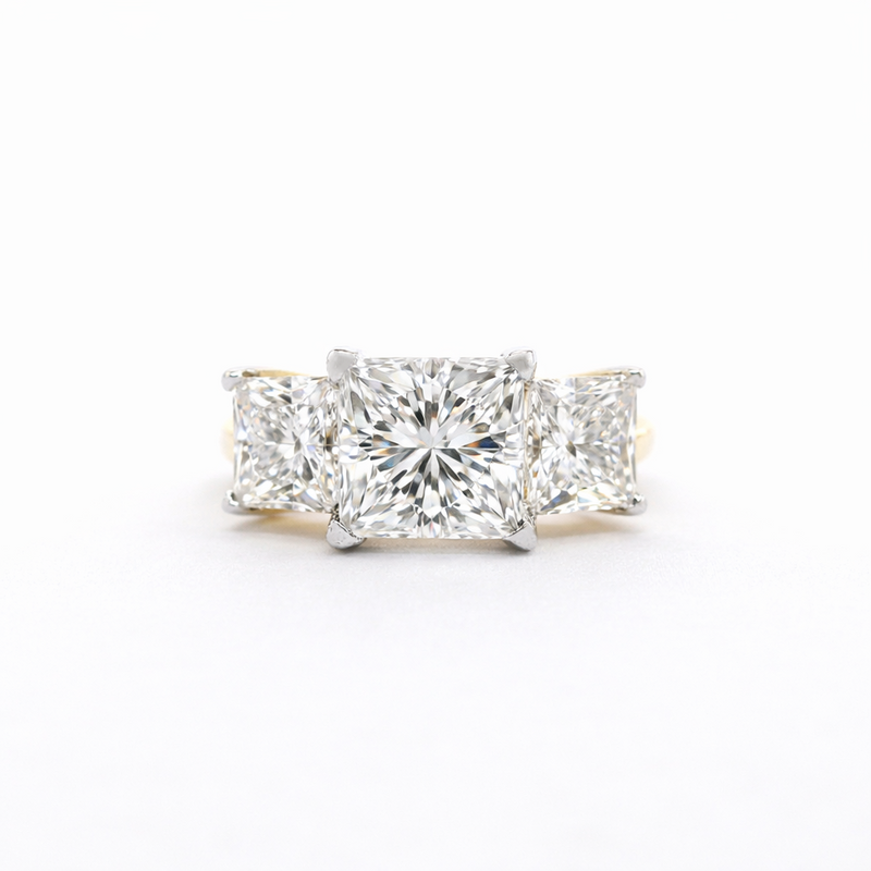 Trinity Solitaire Lab Grown Diamond Ring