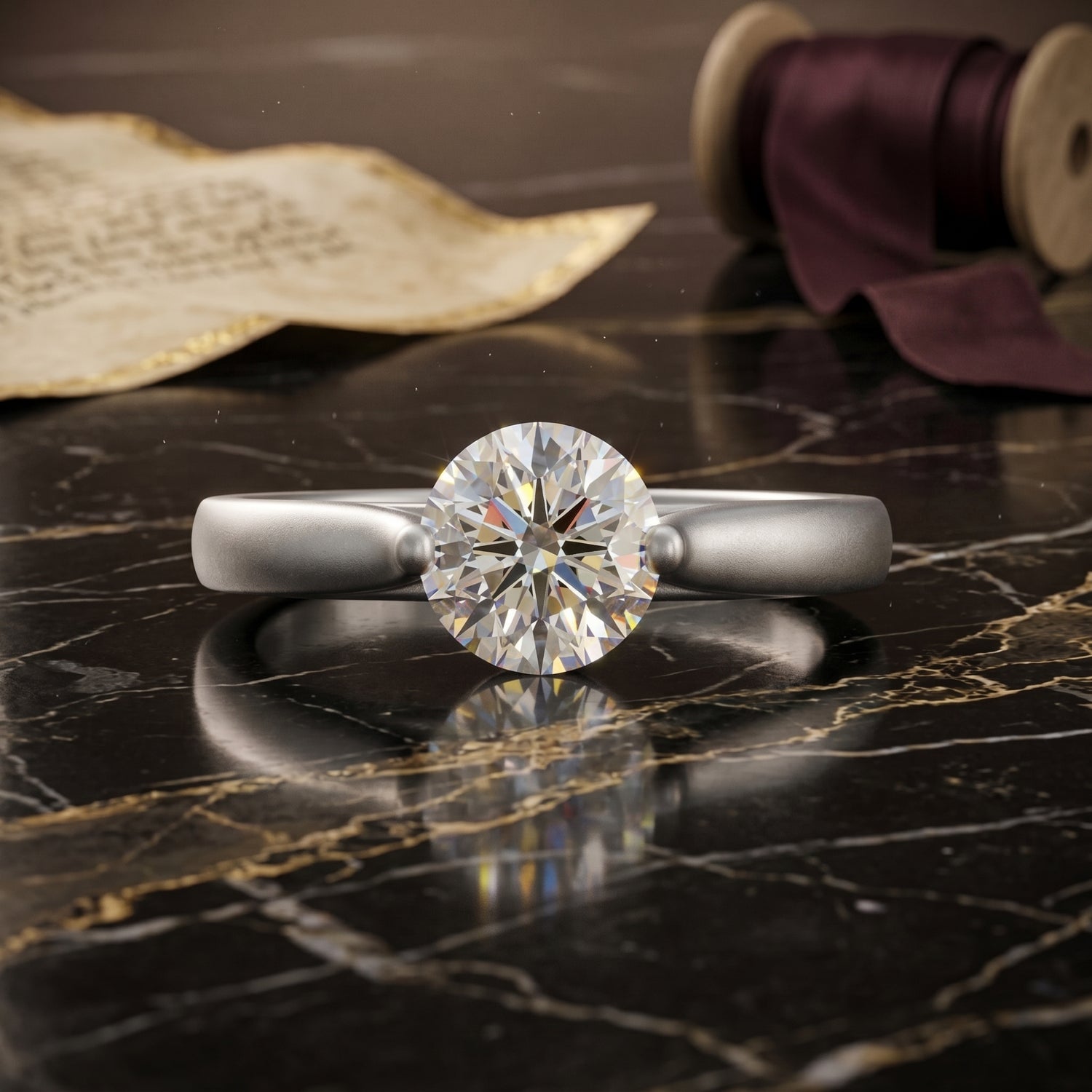 Foundry Solitaire Lab Grown Diamond Ring