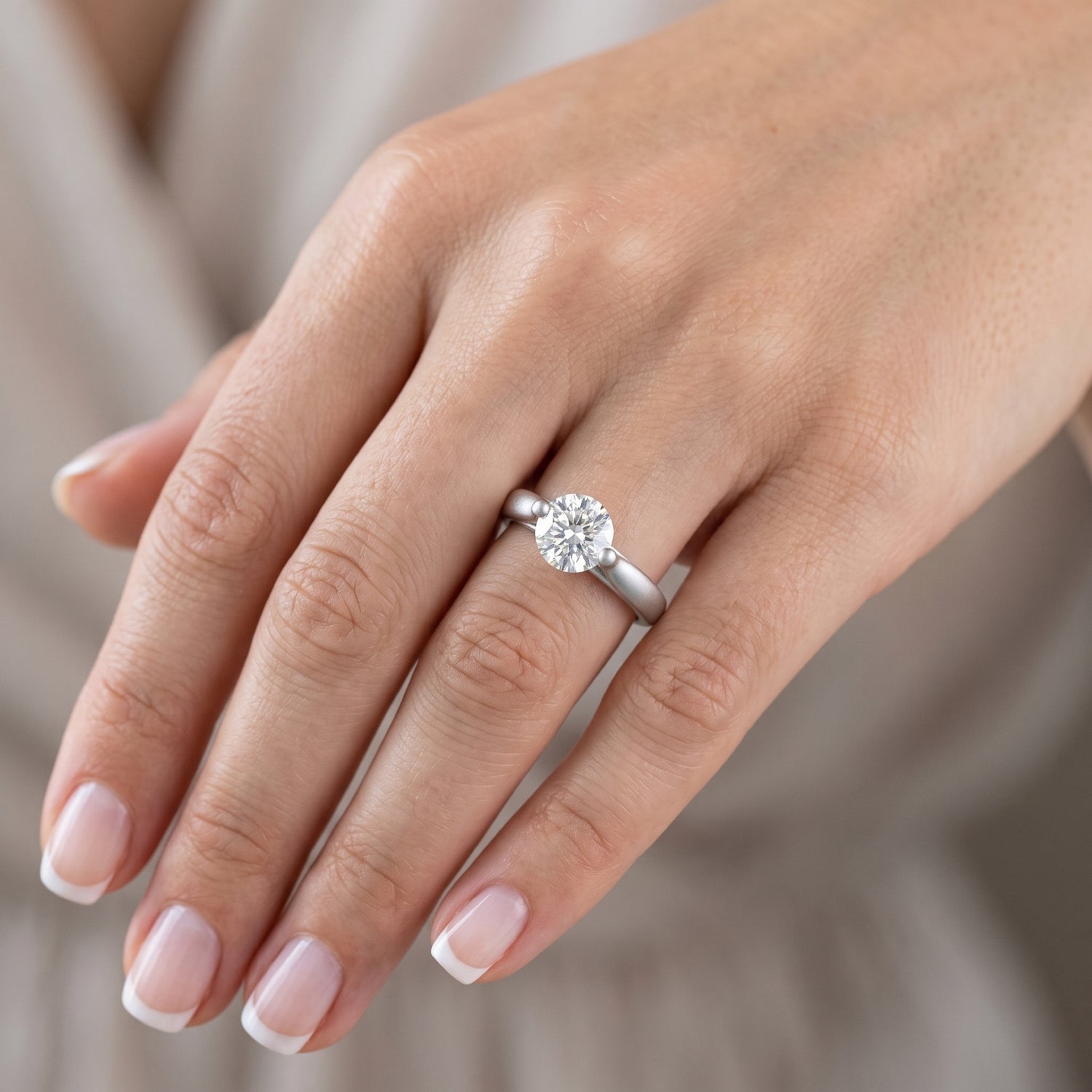 Foundry Solitaire Lab Grown Diamond Ring