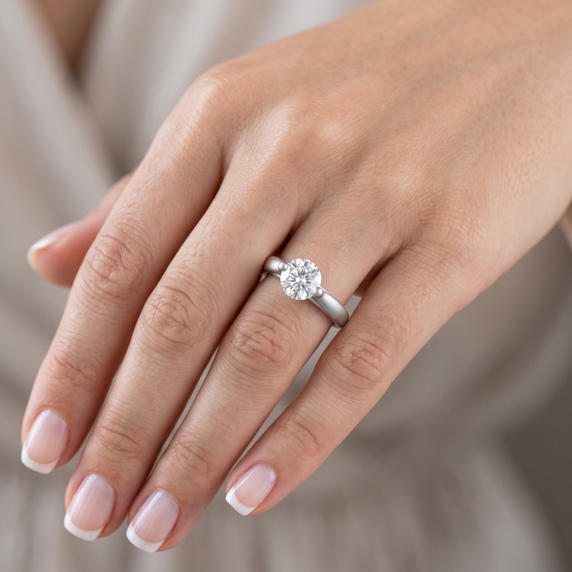Foundry Solitaire Lab Grown Diamond Ring
