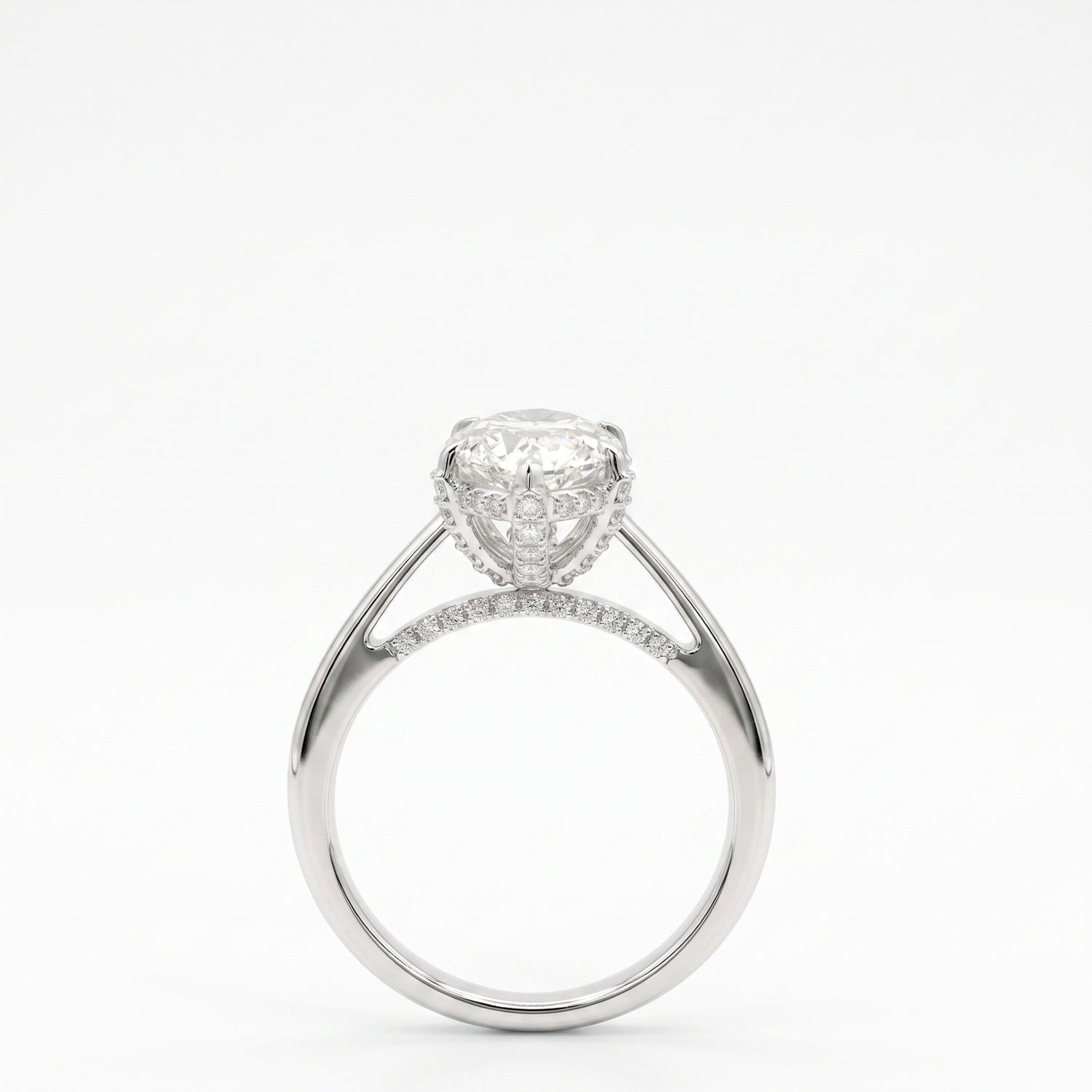 Ethereal Marquise Solitaire Lab Grown Diamond Ring