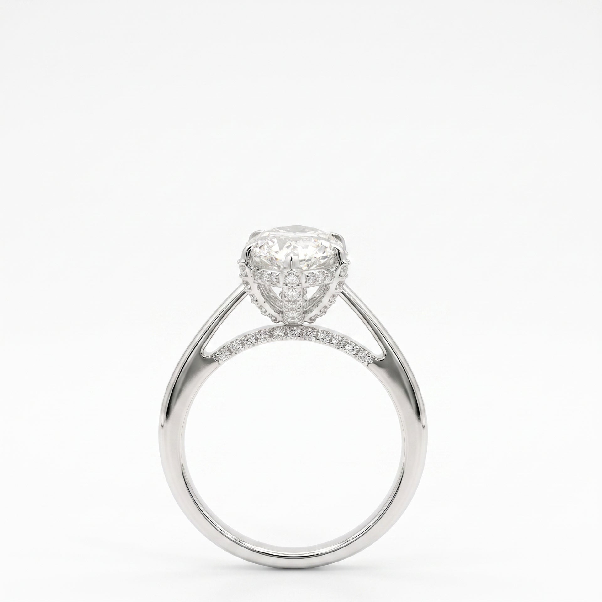 Ethereal Marquise Solitaire Lab Grown Diamond Ring