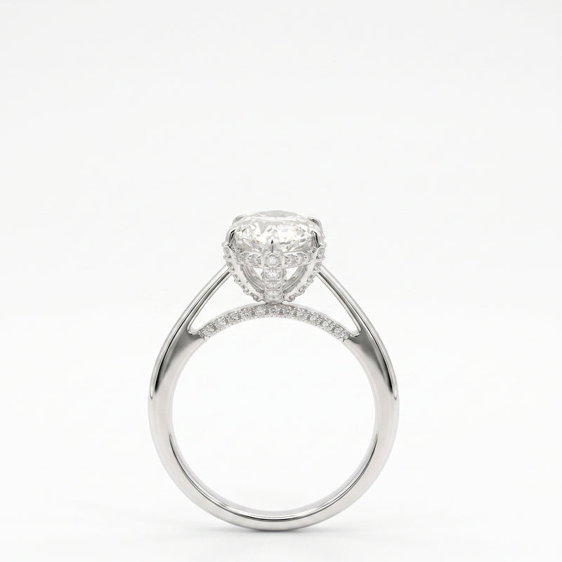 Ethereal Marquise Solitaire Lab Grown Diamond Ring