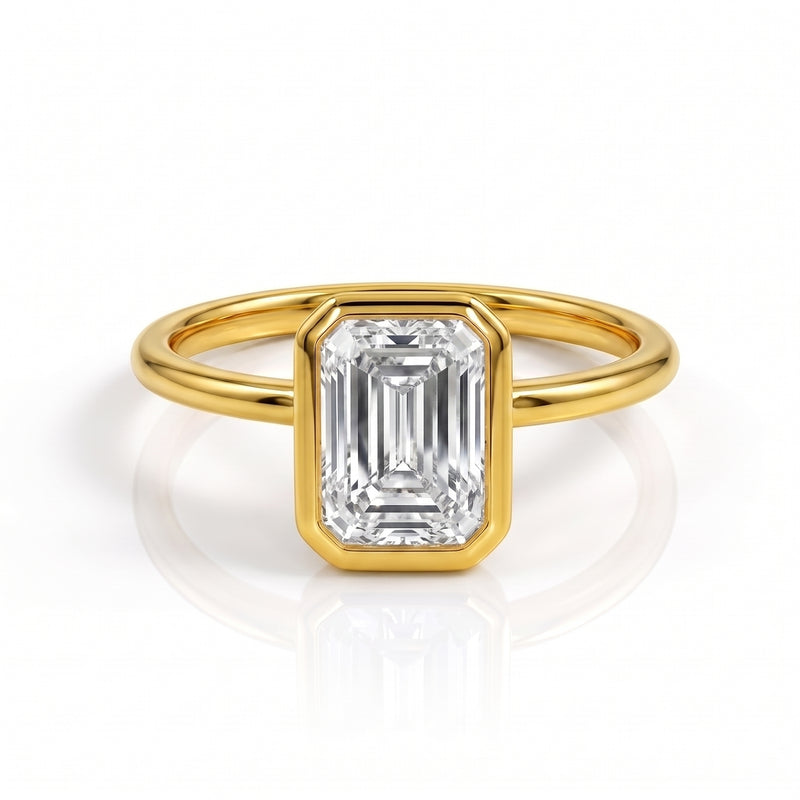 Sunlit Spark Solitaire Lab Grown Diamond Ring