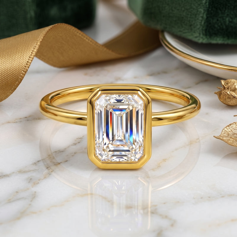 Sunlit Spark Solitaire Lab Grown Diamond Ring