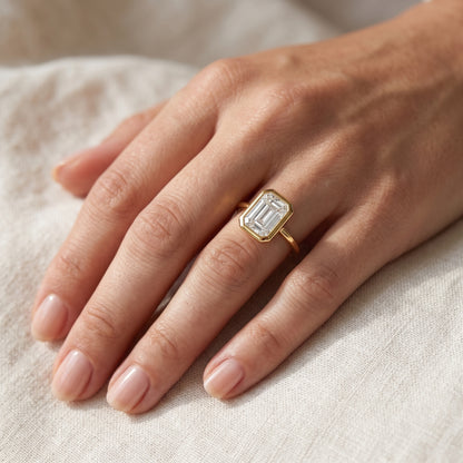 Sunlit Spark Solitaire Lab Grown Diamond Ring