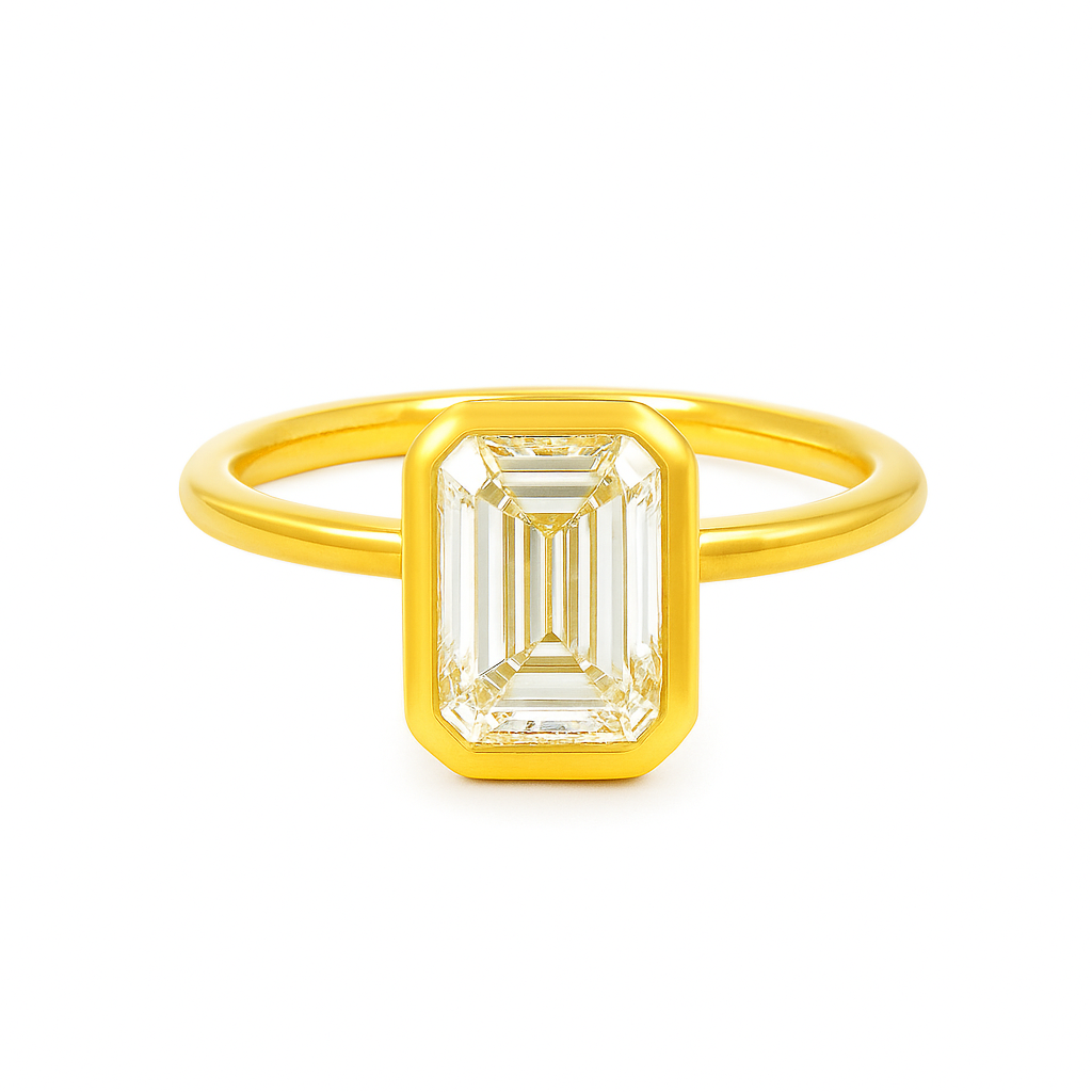 Sunlit Spark Solitaire Lab Grown Diamond Ring