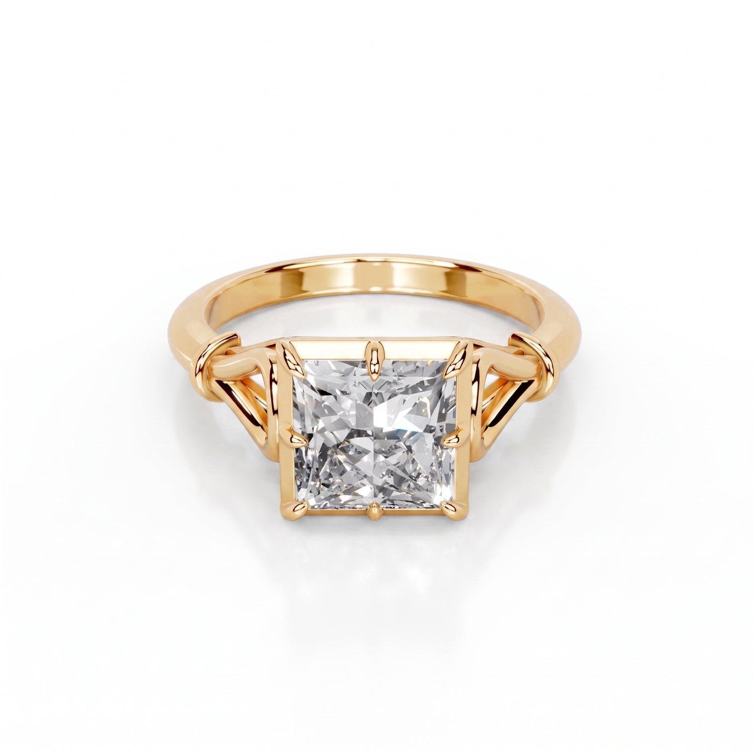 Sunbeam Treasure Solitaire Lab Grown Diamond Ring