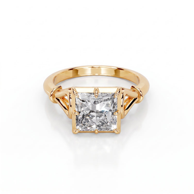 Sunbeam Treasure Solitaire Lab Grown Diamond Ring