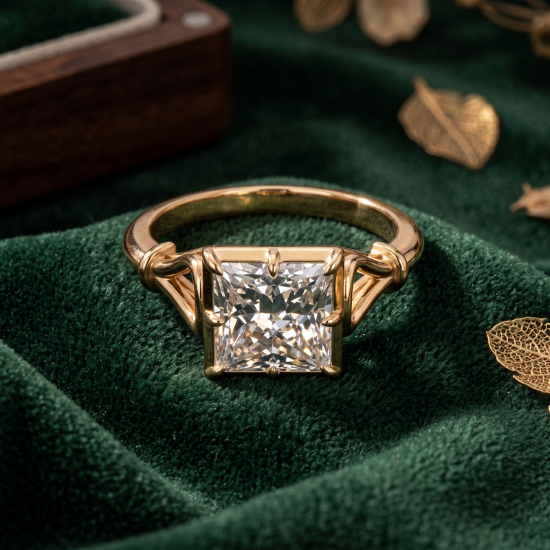 Sunbeam Treasure Solitaire Lab Grown Diamond Ring