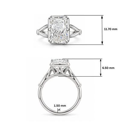 Sunbeam Treasure Solitaire Lab Grown Diamond Ring