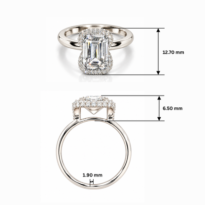 Pure Symphony Solitaire Lab Grown Diamond Ring