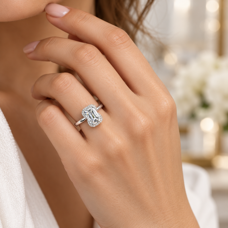 Pure Symphony Solitaire Lab Grown Diamond Ring