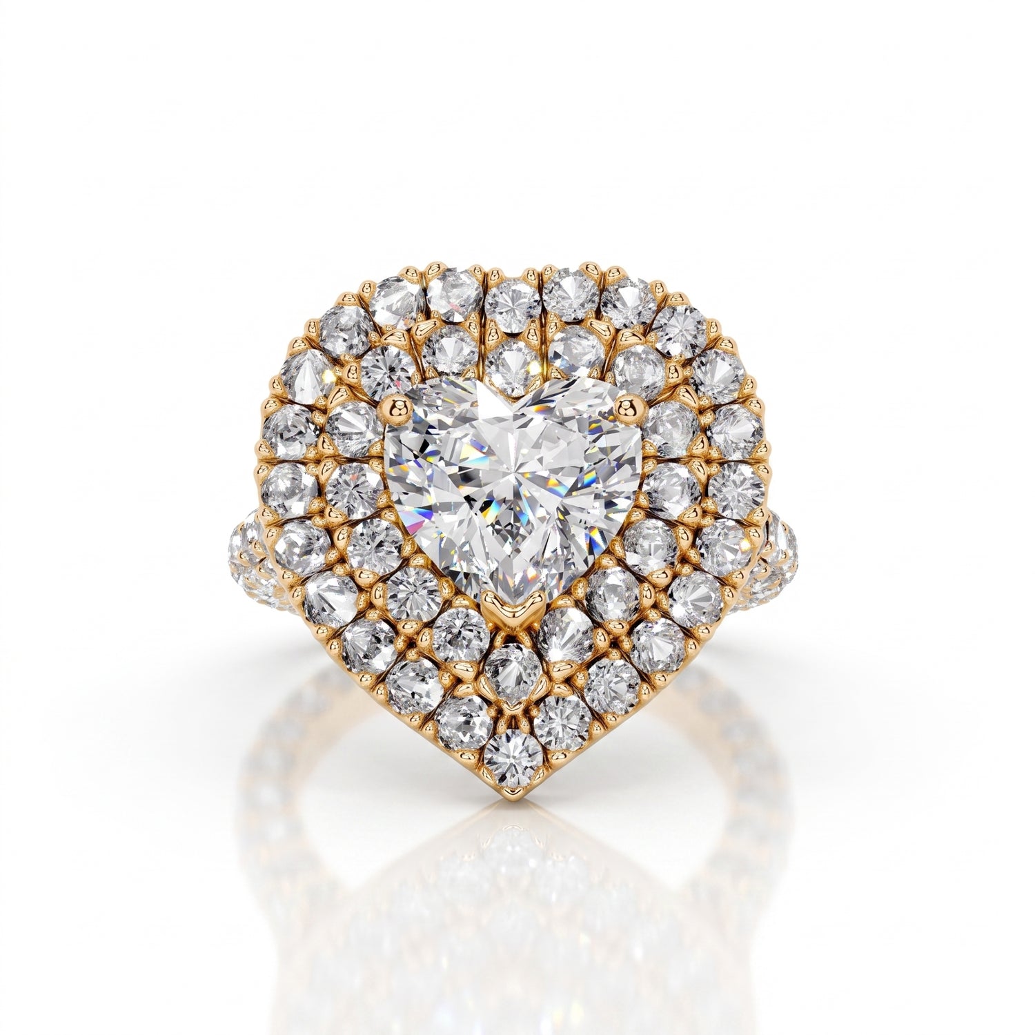 True Heart Solitaire Lab Grown Diamond Ring