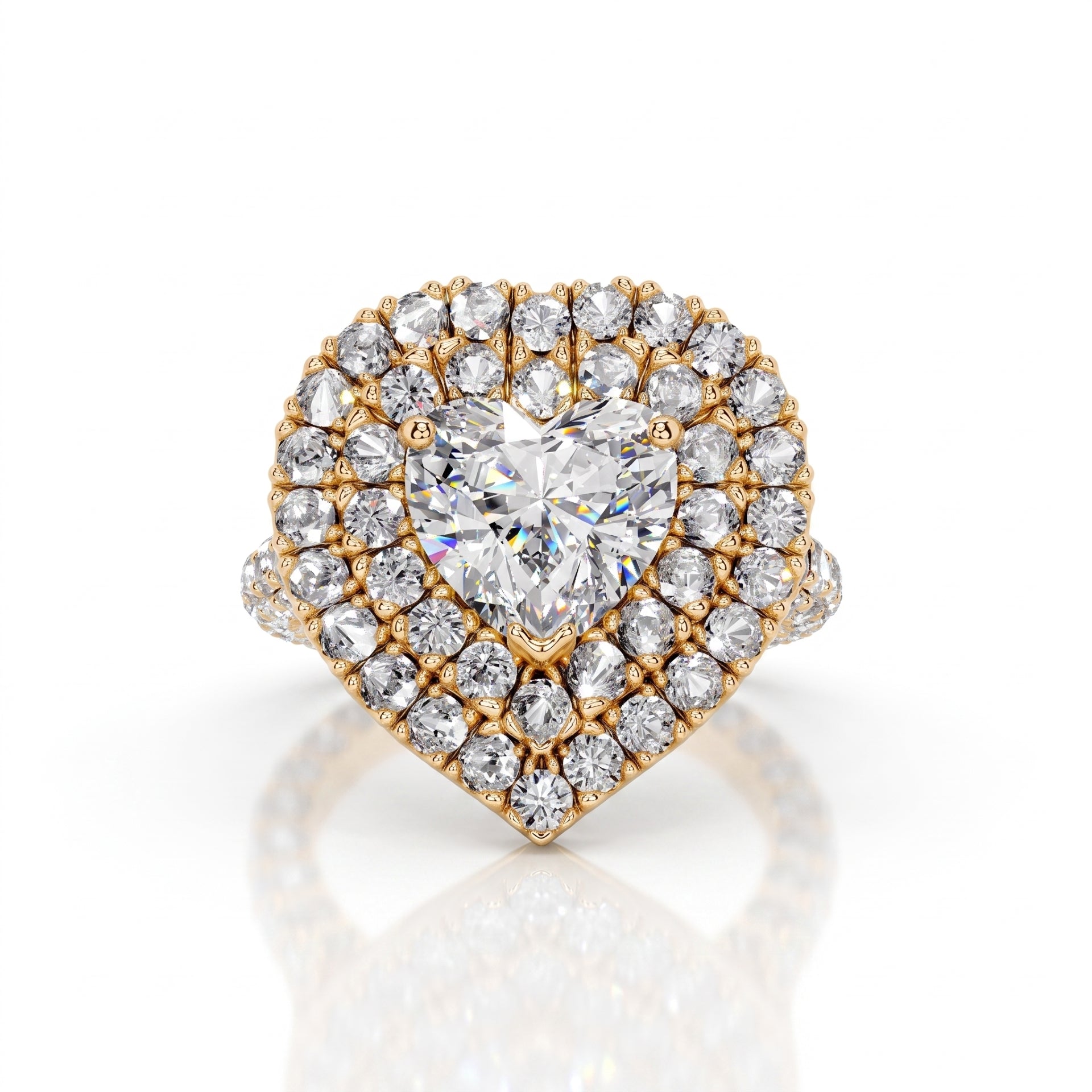 True Heart Solitaire Lab Grown Diamond Ring