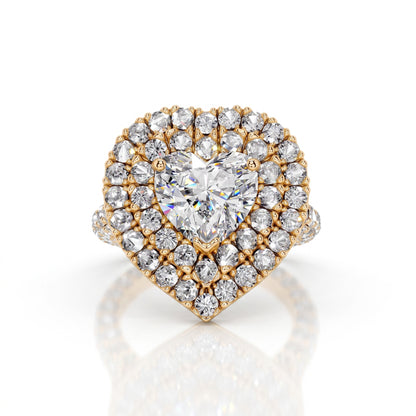 True Heart Solitaire Lab Grown Diamond Ring