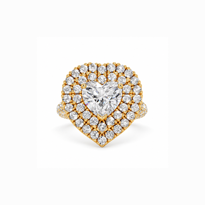 True Heart Solitaire Lab Grown Diamond Ring