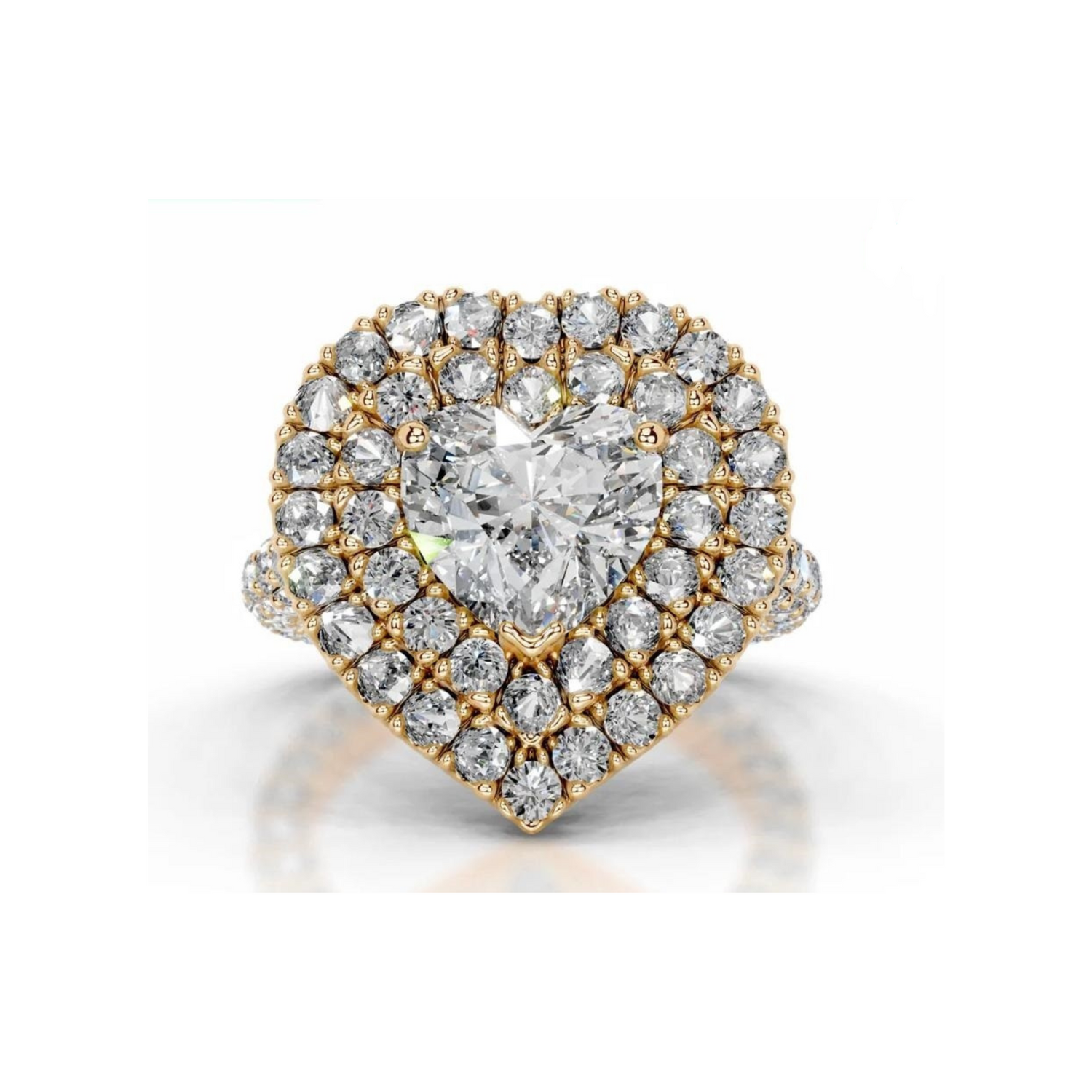 True Heart Solitaire Lab Grown Diamond Ring