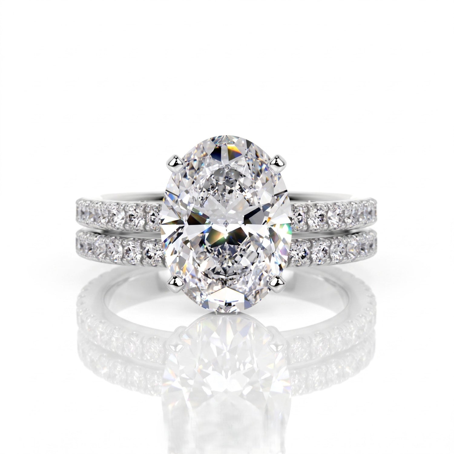 Royal Oval Solitaire Lab Grown Diamond Ring
