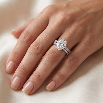 Royal Oval Solitaire Lab Grown Diamond Ring