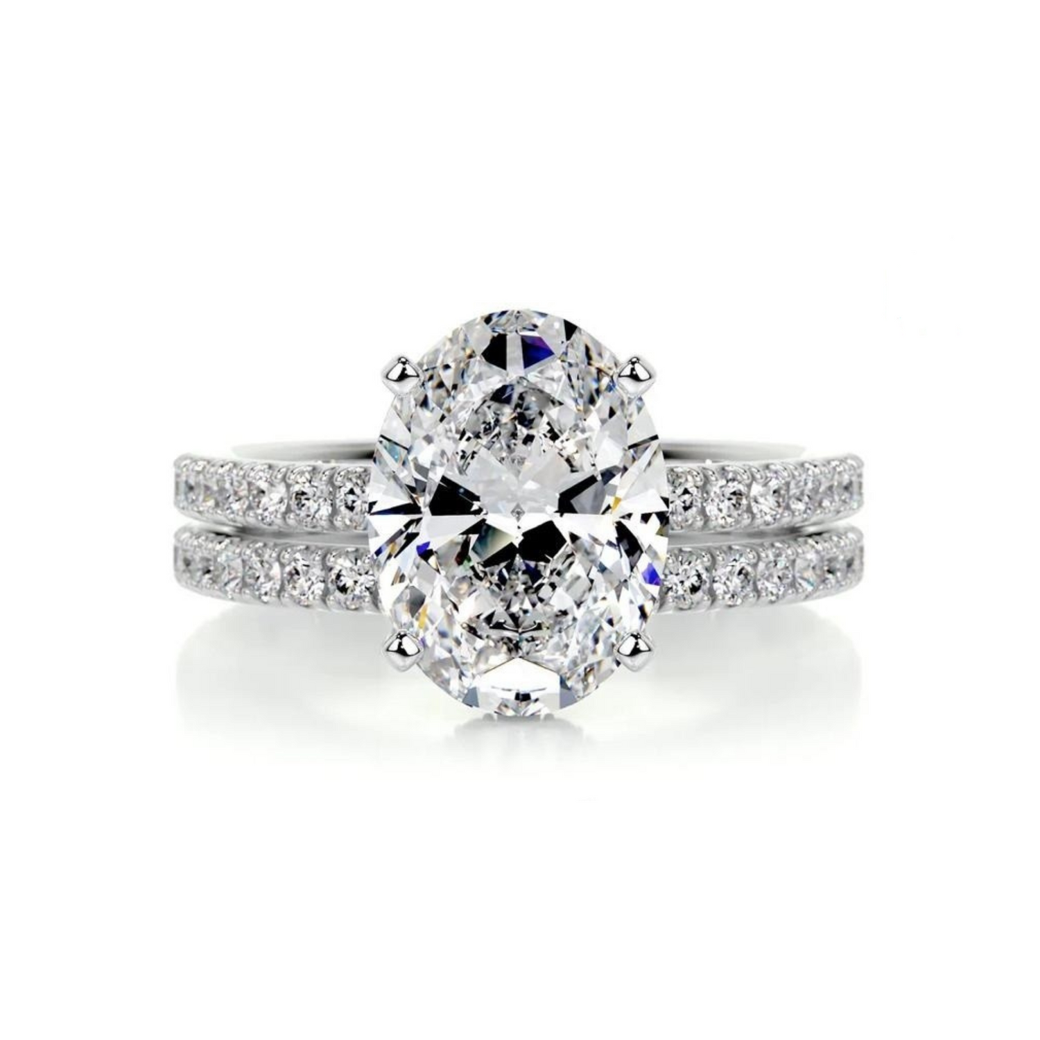Royal Oval Solitaire Lab Grown Diamond Ring
