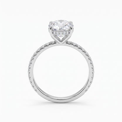 Royal Oval Solitaire Lab Grown Diamond Ring
