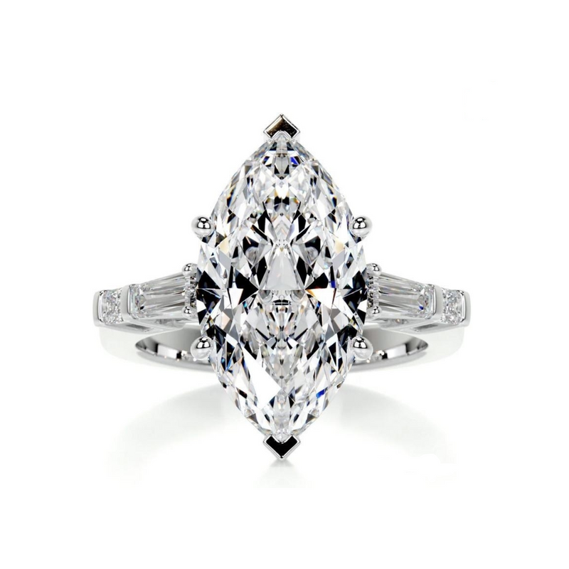 Majestic Arrow Solitaire Lab Grown Diamond Ring