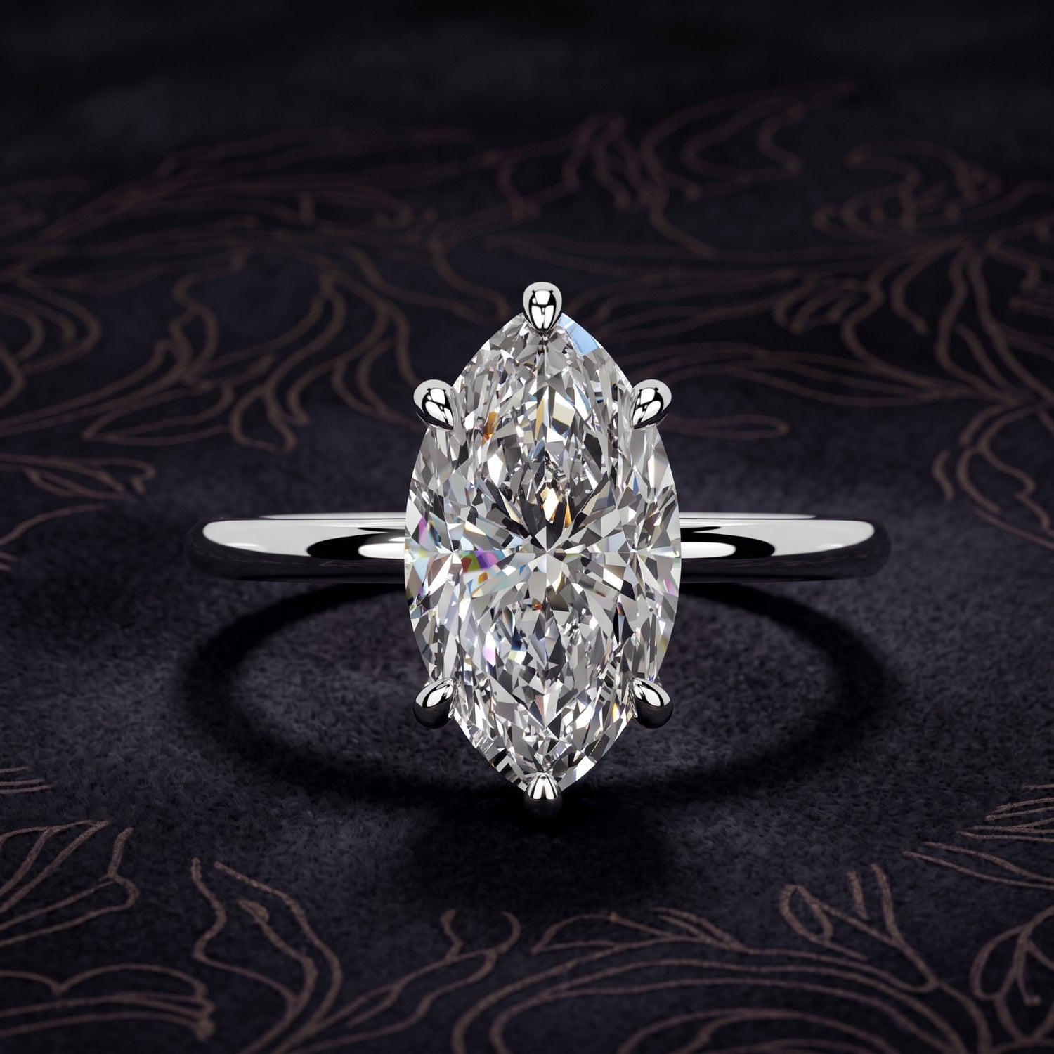 Everglow Solitaire Lab Grown Diamond Ring