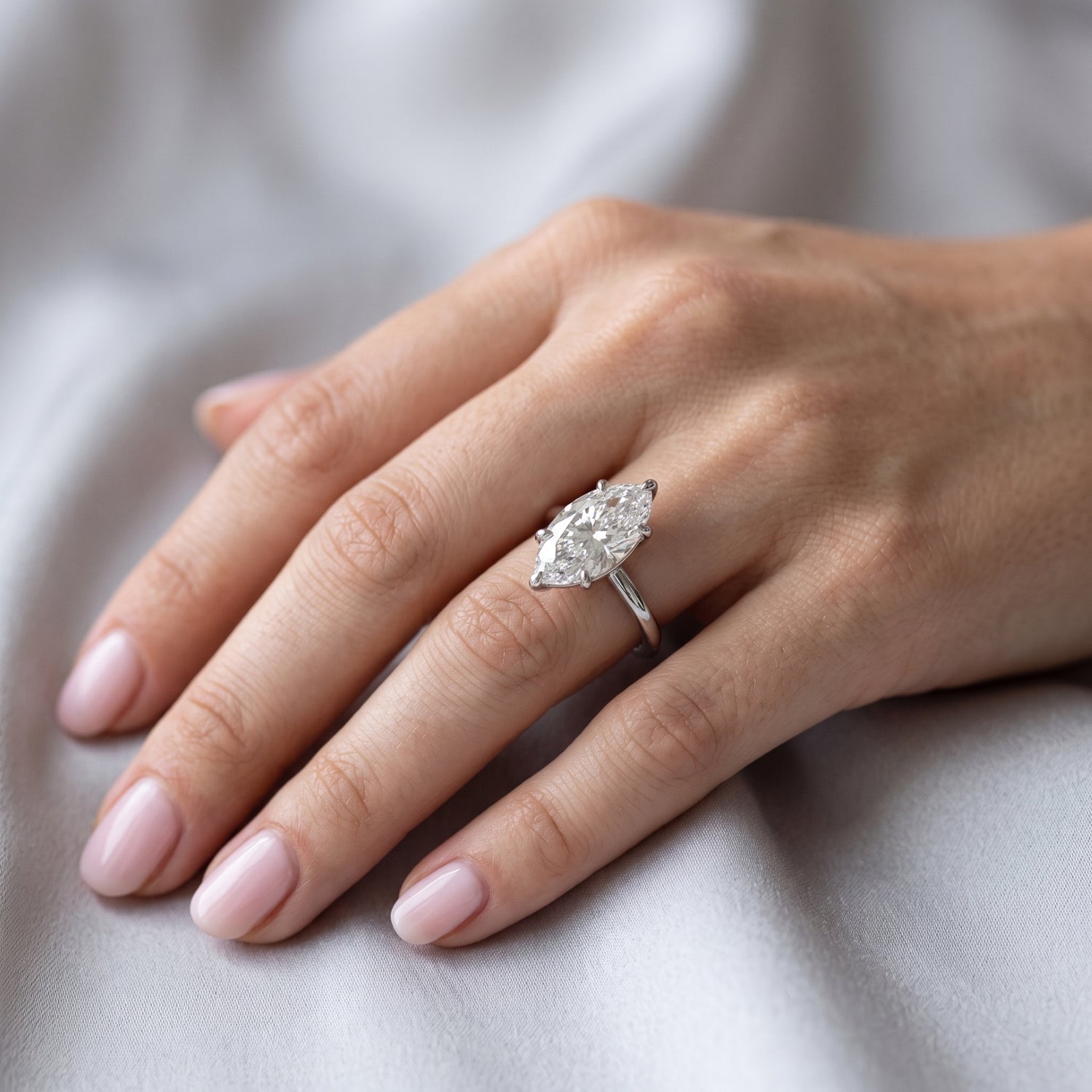 Everglow Solitaire Lab Grown Diamond Ring