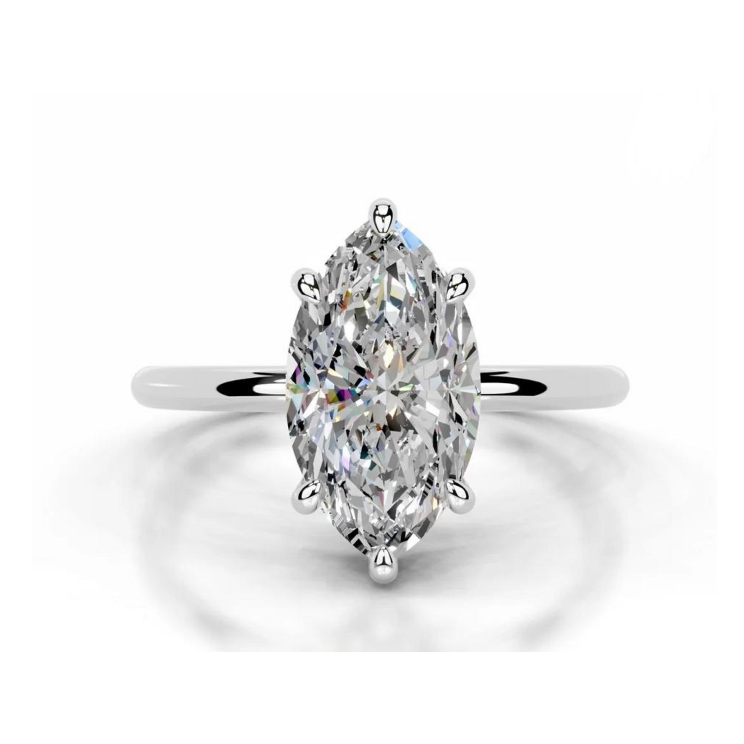 Everglow Solitaire Lab Grown Diamond Ring