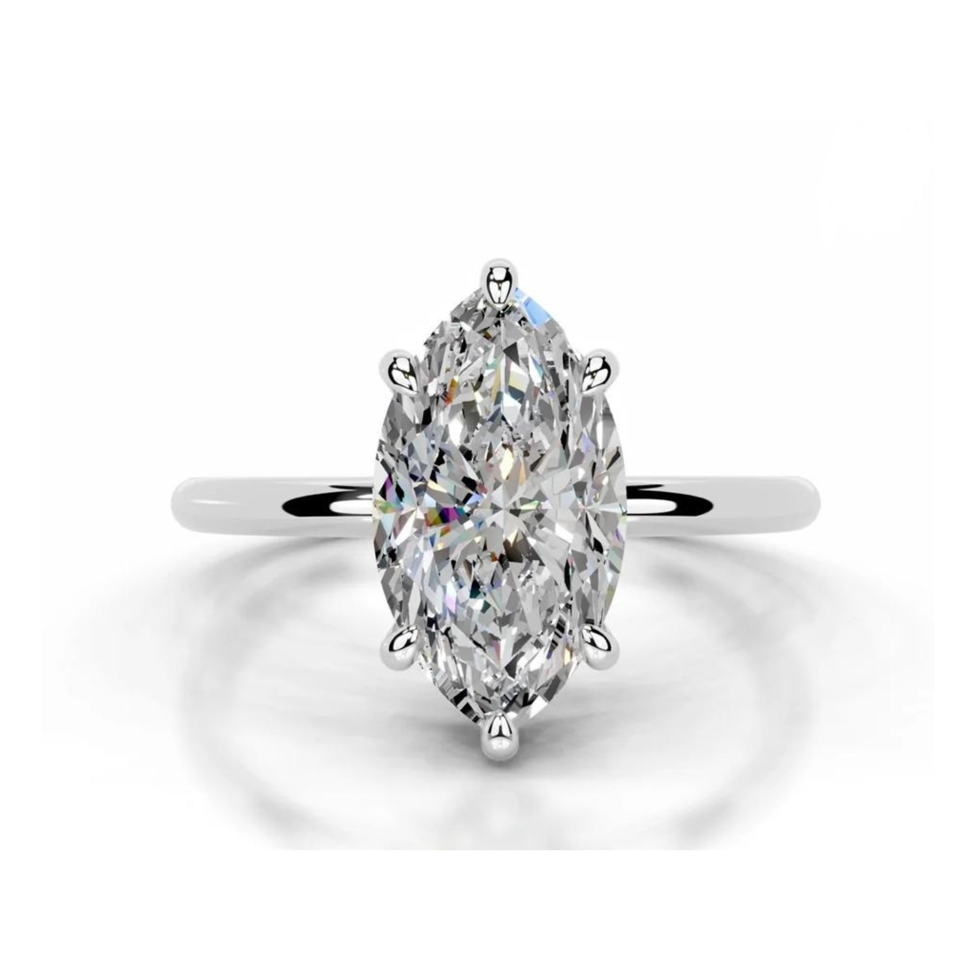 Everglow Solitaire Lab Grown Diamond Ring