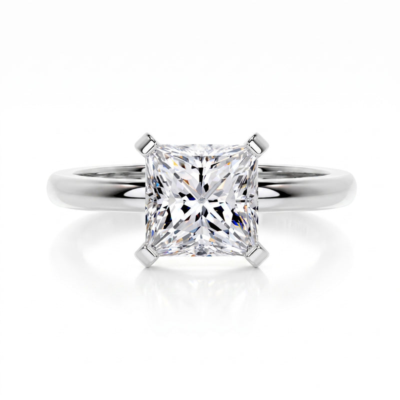 Slender Solitaire Lab Grown Diamond Ring