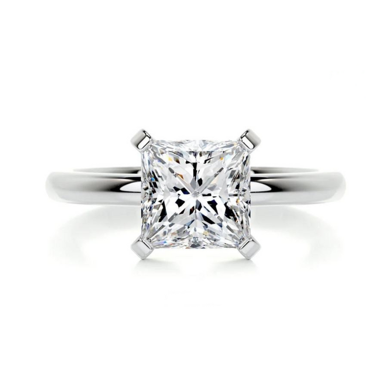 Slender Solitaire Lab Grown Diamond Ring
