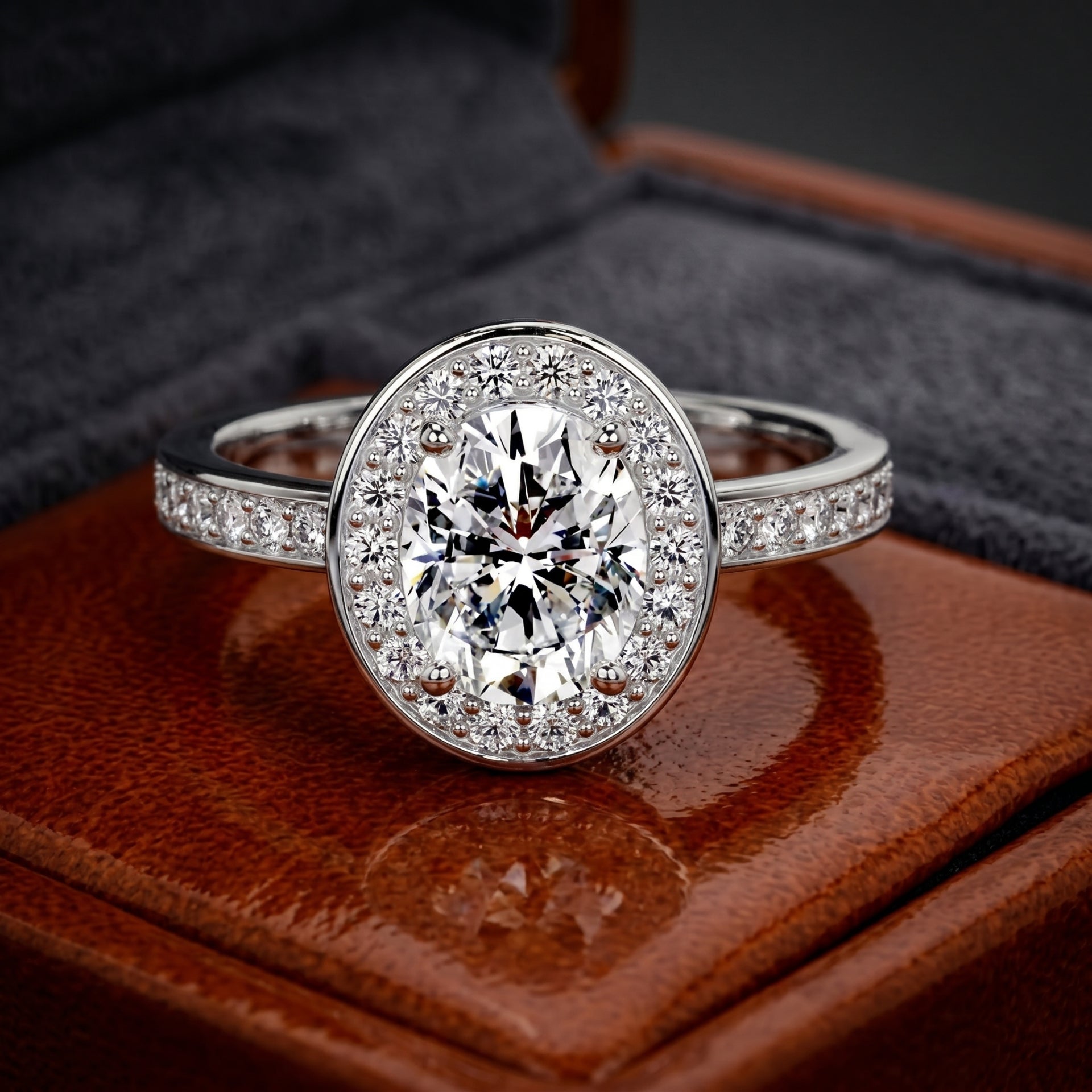 Eternal Embrace Solitaire Lab Grown Diamond Ring
