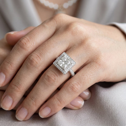 Sovereign Square Solitaire Lab Grown Diamond Ring