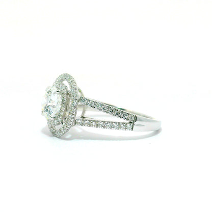 Cosmic Aura Solitaire Lab Grown Diamond Ring